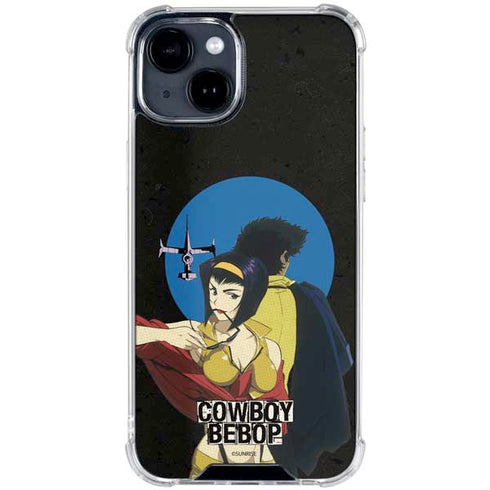 Cowboy Bebop Faye And Spike iPhone 15 Clear Case